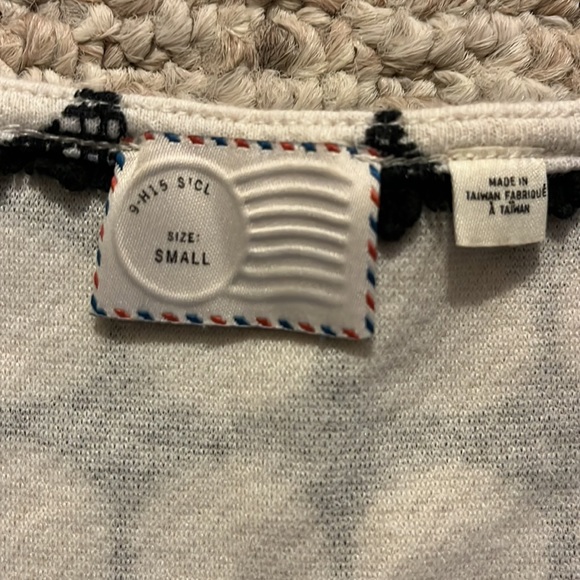 Anthropologie Women’s Polka Dot Peplum Top - Picture 2 of 3